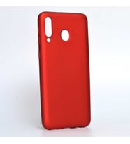 Samsung Galaxy M30 Kılıf Soft Mat Premier Case (Kırmızı)