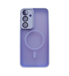 Samsung Galaxy S24 Fe Kılıf Kamera Lens Korumalı Renkli Mat Silikon Rlx (Lila)