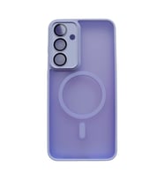 Samsung Galaxy S24 Fe Kılıf Kamera Lens Korumalı Renkli Mat Silikon Rlx (Lila)