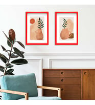 Yapışkan Sök Tak Çerçeve 30x40 (Kırmızı)