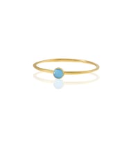 Kadir Jewellery Zirkon Taşlı Ayarlanabilir 22 Ayar Altın Kaplama Bilezik (Koyu Mavi)