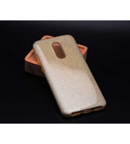 Xiaomi Redmi Note 4X Kılıf Shining Simli Silikon Kılıf (Gold)