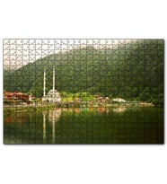 Cakapuzzle Trabzon Uzungöl Cami ve Ormanlar  Puzzle Yapboz MDF (Ahşap) (1000 Parça)