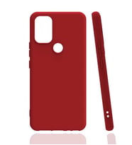 İnfinix Smart 5 Kılıf Biye Yumuşak Silikon Case (Kırmızı)