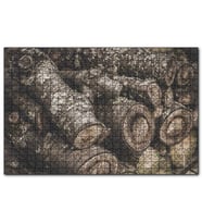 Cakapuzzle Üstüste Kütükler  Puzzle Yapboz MDF (Ahşap) (255 Parça)