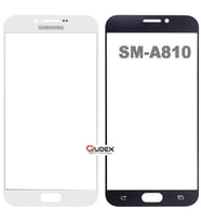 Samsung A8 2016 A810 Dokunmatik Okalı Ön Cam Lens Orjinal Kalite (Beyaz)