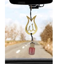 Kokulu Araba Süsü Lale Dikiz Aynası Süsü Oto Araç Kokusu (Gümüş)