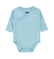 Civil Baby Bebek Kruvaze Yaka Çıtçıtlı Badi 1-6 Ay Pembe (Mavi)