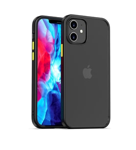 BİKAPAK ELİT ENIGMA IPHONE 12 MİNİ KAPAK (Siyah)