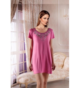 Doremi Pure Floral Gecelik (Fuşya)
