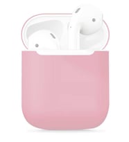 Apple Airpods 1. / 2. Nesil Uyumlu Kılıf Silikon Renkli Yumuşak Case 13 (Pembe)