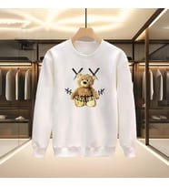 X AYI BASKILI SWEATSHİRT (Beyaz)