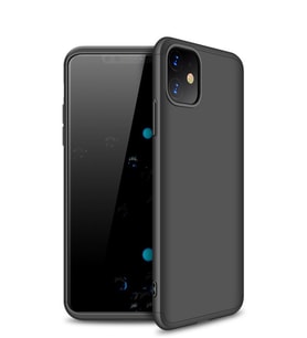 Microsonic Apple iPhone 11 (6.1'') Kılıf Double Dip 360 Protective (Siyah)