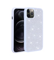 Apple iPhone 13 Pro Max Kılıf Parlak Taşlı Tasarım Zore Ston Kılıf (Açık Mavi)