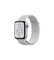 BİPOWER Apple Watch 38-40 mm KRD3 Hasır Kordon (Gümüş)