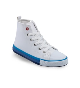 Khayt Conves Jeans Kids Unisex Hafif Çocuk Spor Ayakkabı (Beyaz)