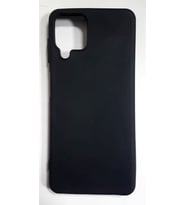 Samsung Galaxy M22 Ruber Case Yumuşak Slikon Kılıf (Siyah)