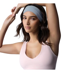 Spor Saç Bantları - Elastik Kaymaz İnce Saç Ter Kafa Bandı Bandana, Kadın & Erkek Koşu Fitness Yoga Pilates Makyaj Yüz Yıkama Atletik Egzersiz Saç Bandı (Açık Mavi)