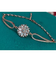 Lotus Çiçeği Gümüş Bileklik (Gümüş)