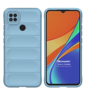 Microsonic Xiaomi Redmi 9C Kılıf Oslo Prime Yeşil (Mavi)
