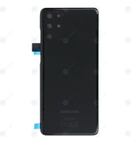 BYR Samsung Galaxy S20 Plus Uyumlu Pil Kapağı LENS HARİÇ SM-G985F SM-G986B (Siyah)