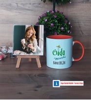 Gıda Mühendisi Fotoğraflı Dekoratif Taş, Kupa Bardak Beyaz Hediye (Model 13)
