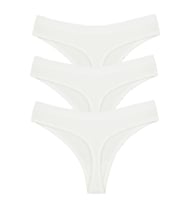 Vanilya Secret Pamuk Tanga  3'Lü Paket (Beyaz - Beyaz)