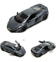 Kinsmart Mclaren 675 LT Diecast Metal Model Araba (Füme)