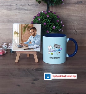 Web Tasarım Uzmanı Fotoğraflı Dekoratif Taş, Kupa Bardak Beyaz Hediye (Model 3)