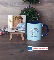 Web Tasarım Uzmanı Fotoğraflı Dekoratif Taş, Kupa Bardak Beyaz Hediye (Model 3)