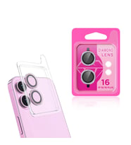 iPhone 16 Kamera Lens Koruyucu CL-06 Kamera Lens Koruyucu (Pembe)