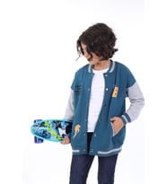 Toontoy Erkek Çocuk Kolej Hırka (Petrol)