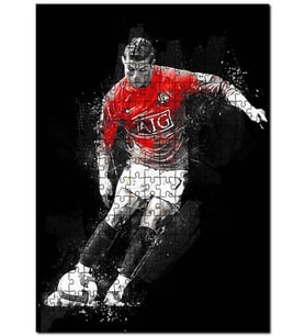 Cakapuzzle Crsitiano Ronaldo Küçük Parçalar  Puzzle Yapboz MDF (Ahşap) (500 Parça)