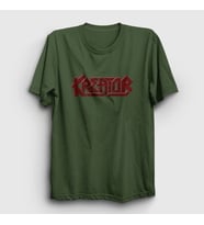 Presmono Unisex Sarı Logo V2 Kreator T-Shirt 93141tt (Haki)