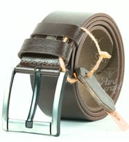 Hakiki Manda Derisi Erkek Kemer 4,5 Cm Kot Pantolon Spor Kemer (Acı Kahve)