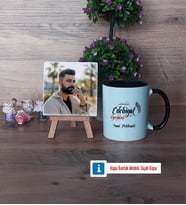 Edebiyat Öğretmeni Fotoğraflı Dekoratif Taş, Kupa Bardak Beyaz Hediye Öğretmenler Günü Hediyesi (Model 11)