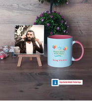 Doğum Günü Hediyesi Fotoğraflı Dekoratif Taş, Kupa Bardak Beyaz Hediye (Model 6)