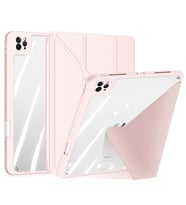 Dux Ducis iPad Pro 11 2022-2021-2020-2018 Kılıf Magi Series Kalem Tutuculu Uyku Modlu Kapaklı Kılıf (Pembe)