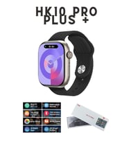 HK10 Pro Plus + Amoled Ekranlı 2 GB Dahili Depolamalı Galeri/Ses Kayıt/ChatGPT Destekli Akıllı Saat (Siyah)
