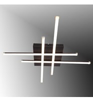 TT036-SY TT Aydınlatma Hashtag Modeli Mat Siyah Led Avize (Çok Renkli)