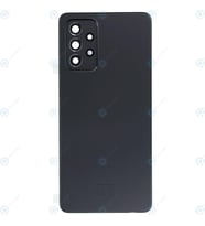 Samsung A72 Kasa + Kapak Yan Tuşlar Dahil LENS HARİÇTİR. (Siyah)