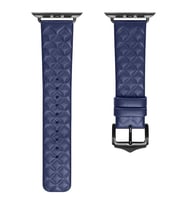 Dux Ducis Apple Watch 42/44/45MM için Enland Serisi Premium Deri Kayış Kordon (Mavi)