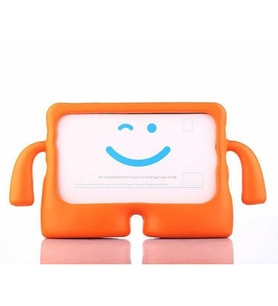 İPAD MİNİ 1 - 2 - 3 - 4 SİLİKON ÇOCUK FİGÜRLÜ iBUY TABLET KILIFI (Turuncu)