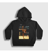 Presmono Unisex Çocuk Beyaz Kickboxer Film Jean Claude Van Damme Kapüşonlu Sweatshirt 259011tt (Siyah)
