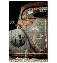 Cakapuzzle Terkedilmiş Volkswagen Tosbağa Puzzle Yapboz MDF (Ahşap) (500 Parça)
