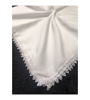 İğne Oyalı Yazma-90x90-DESEN-01 (Kırmızı-Beyaz)