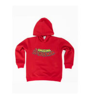 Spiderman baskılı örümcek adam kapüşonlu pamuklu kumaş çocuk sweatshirt (Kırmızı)