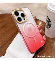 İphone 15 Plus Pixel Sert Magsafe Uyumlu Telefon Kılıfı