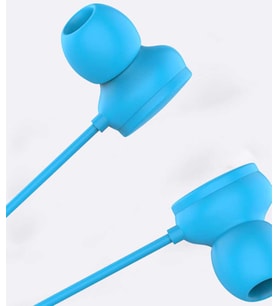 Mikrofonlu HD Ses ve Bass Özellikli 3.5 MM Kulaklık (Mavi)