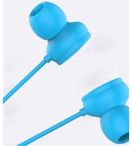 Mikrofonlu HD Ses ve Bass Özellikli 3.5 MM Kulaklık (Mavi)